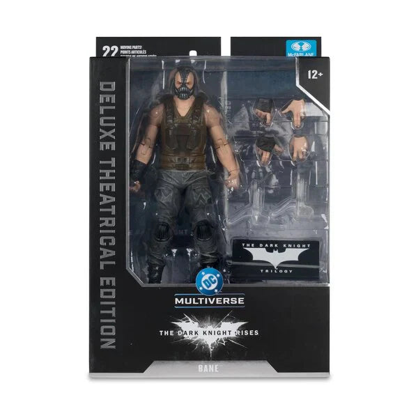McFarlane DC Multiverse Bane Deluxe Theatrical Edition Tom Hardy The Dark Knight Rises Action Figure