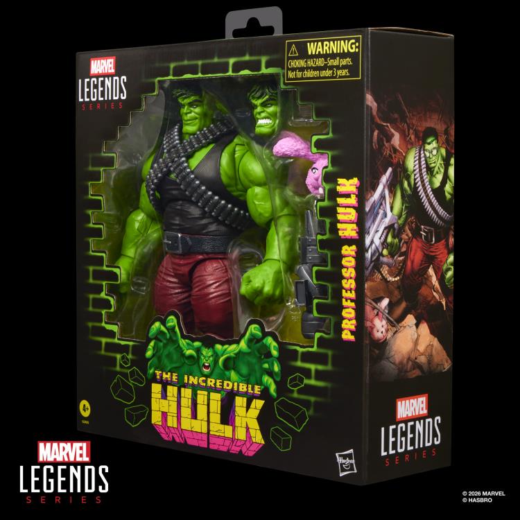 The Incredible Hulk Marvel Legends Professor Hulk Deluxe Action Figure