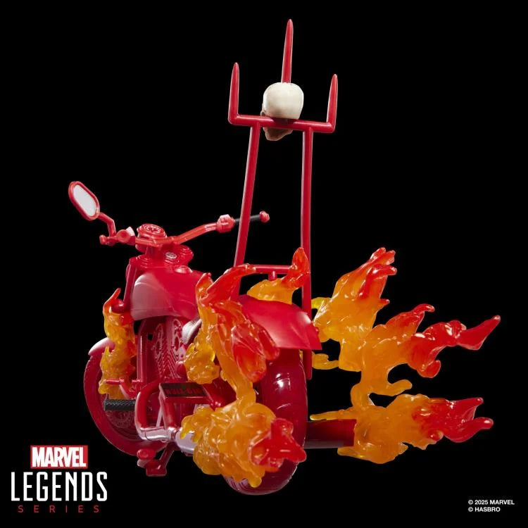 Marvel Legends Ghost Rider Johnny Blaze with Motorcycle 6 Inch Action Figure