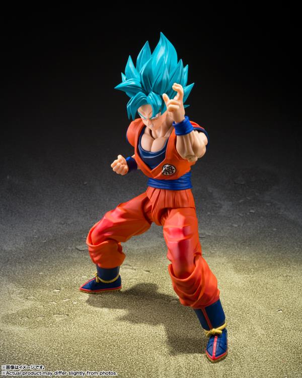 S.H.Figuarts Dragon Ball Super Super Saiyan God Super Saiyan Son Goku Action Figure (Blue Power Transcending Limits)