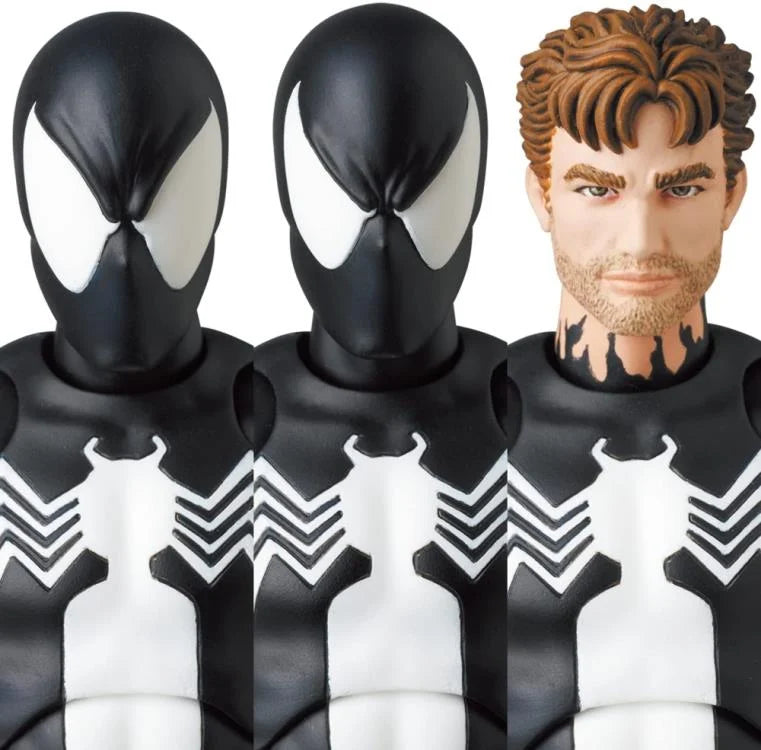 MAFEX Spider-Man Black Suit Secret Wars Comic Action Figure