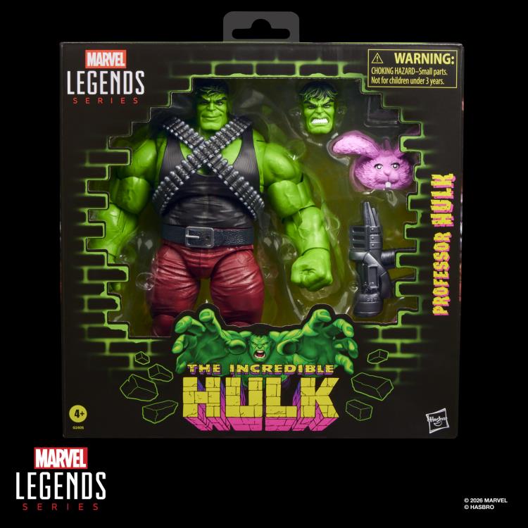 The Incredible Hulk Marvel Legends Professor Hulk Deluxe Action Figure
