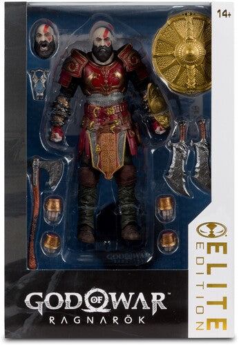 God of War Ragnarok McFarlane Elite Edition #14 Kratos Ares Armor Deluxe 7-Inch Action Figure