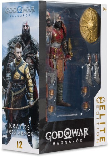 God of War Ragnarok McFarlane Elite Edition #14 Kratos Ares Armor Deluxe 7-Inch Action Figure