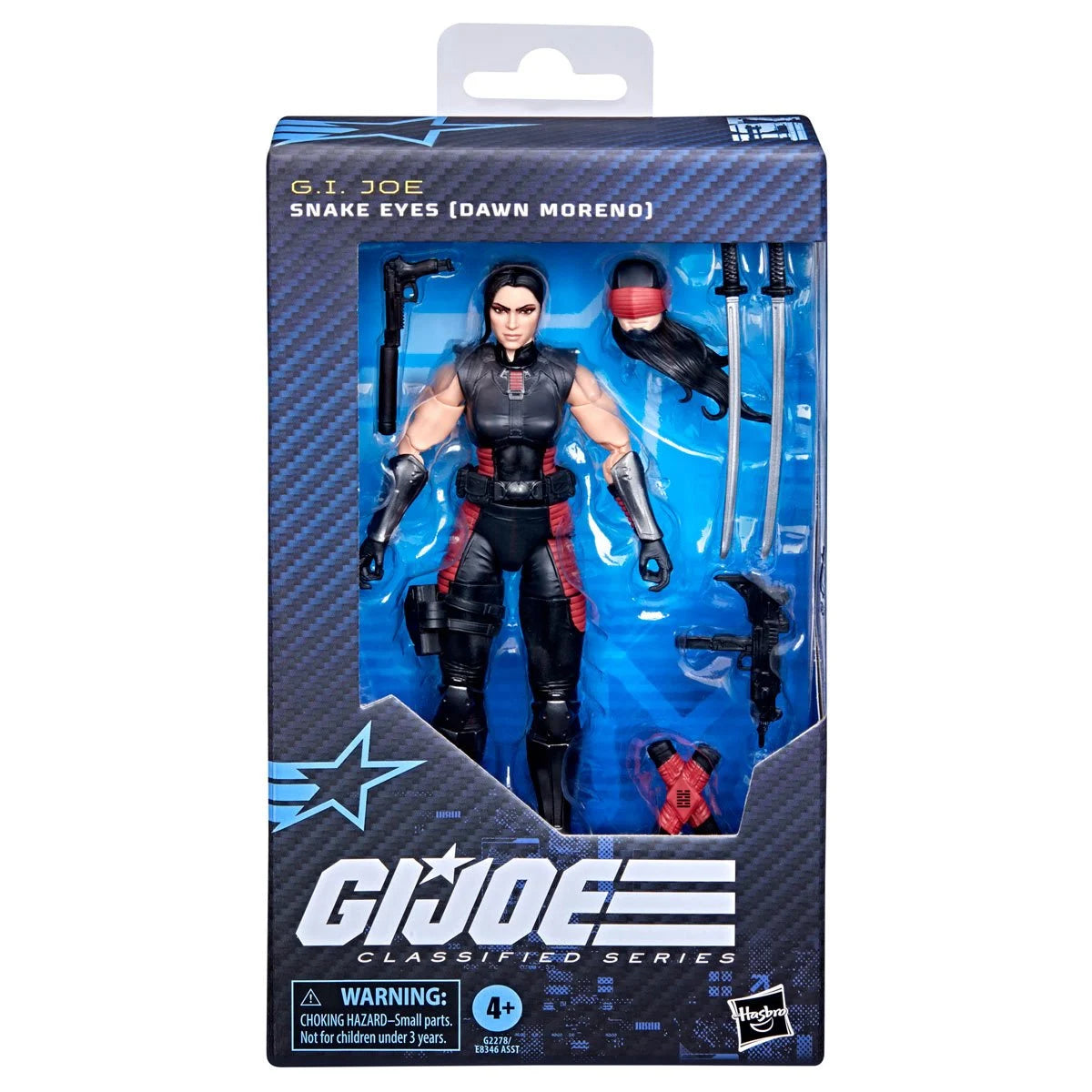 G.I. Joe Classified Series #197 Snake Eyes Dawn Moreno 6 Inch Figure