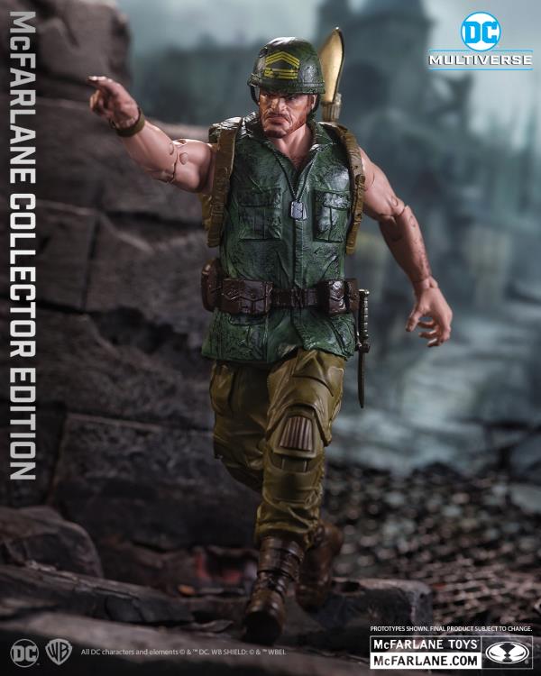 McFarlane Collector Edition Sergeant Rock (DC Classic Figure) | 1 Per Customer