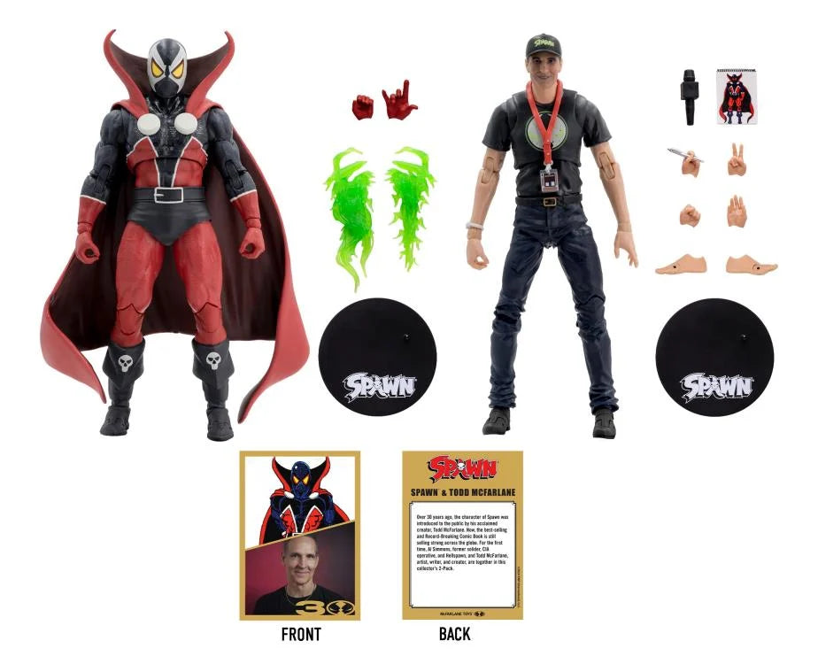 Spawn 30th Anniversary Spawn & Todd McFarlane Action Figure Two-Pack