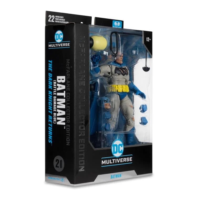 The Dark Knight Returns DC Multiverse Collector Edition Batman (Blue Battle Damage)