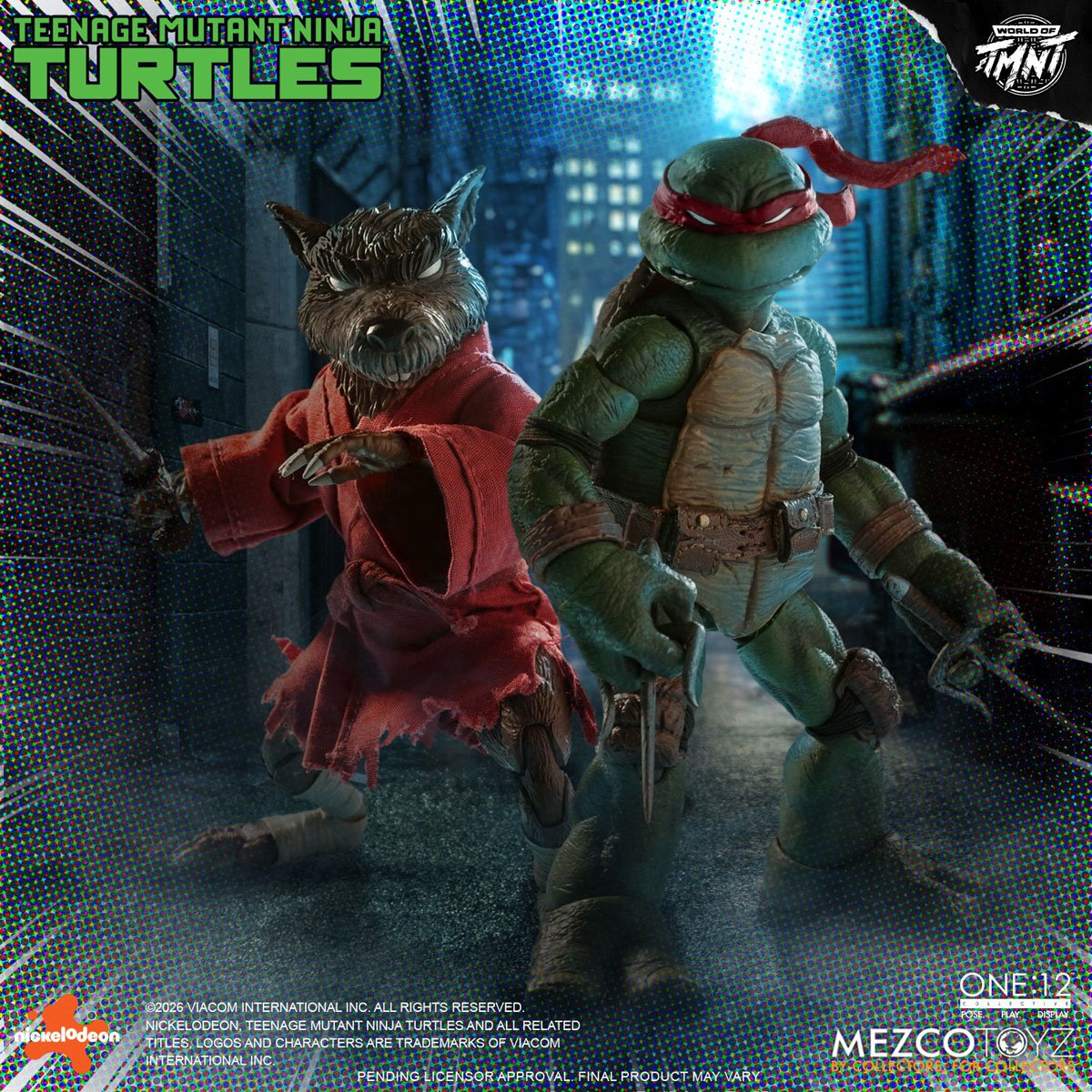 Mezco Toyz One:12 Collective Teenage Mutant Ninja Turtles Mirage Comics Deluxe Boxed Set (Red Mask Variant)