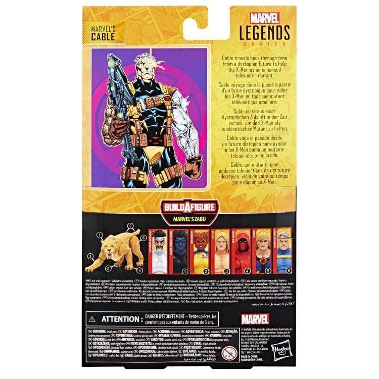 X-Men Marvel Legends Cable | Marvel's Zabu BAF