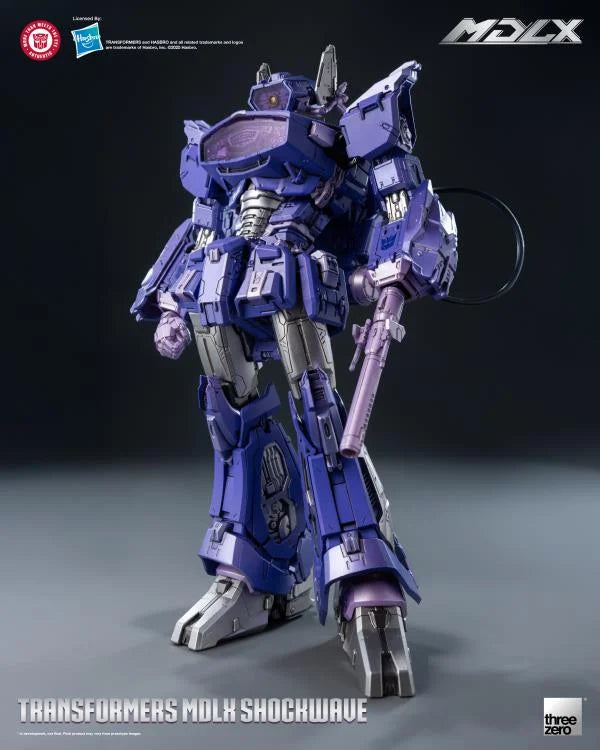threezero MDLX Shockwave Transformers Decepticon Figure