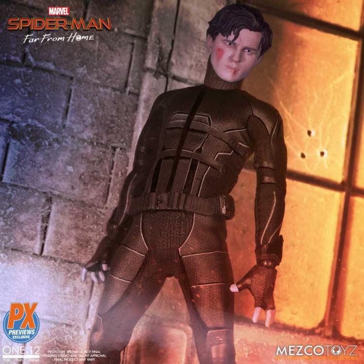 Mezco ONE:12 Collective Far From Home Stealth Suit Spider-Man