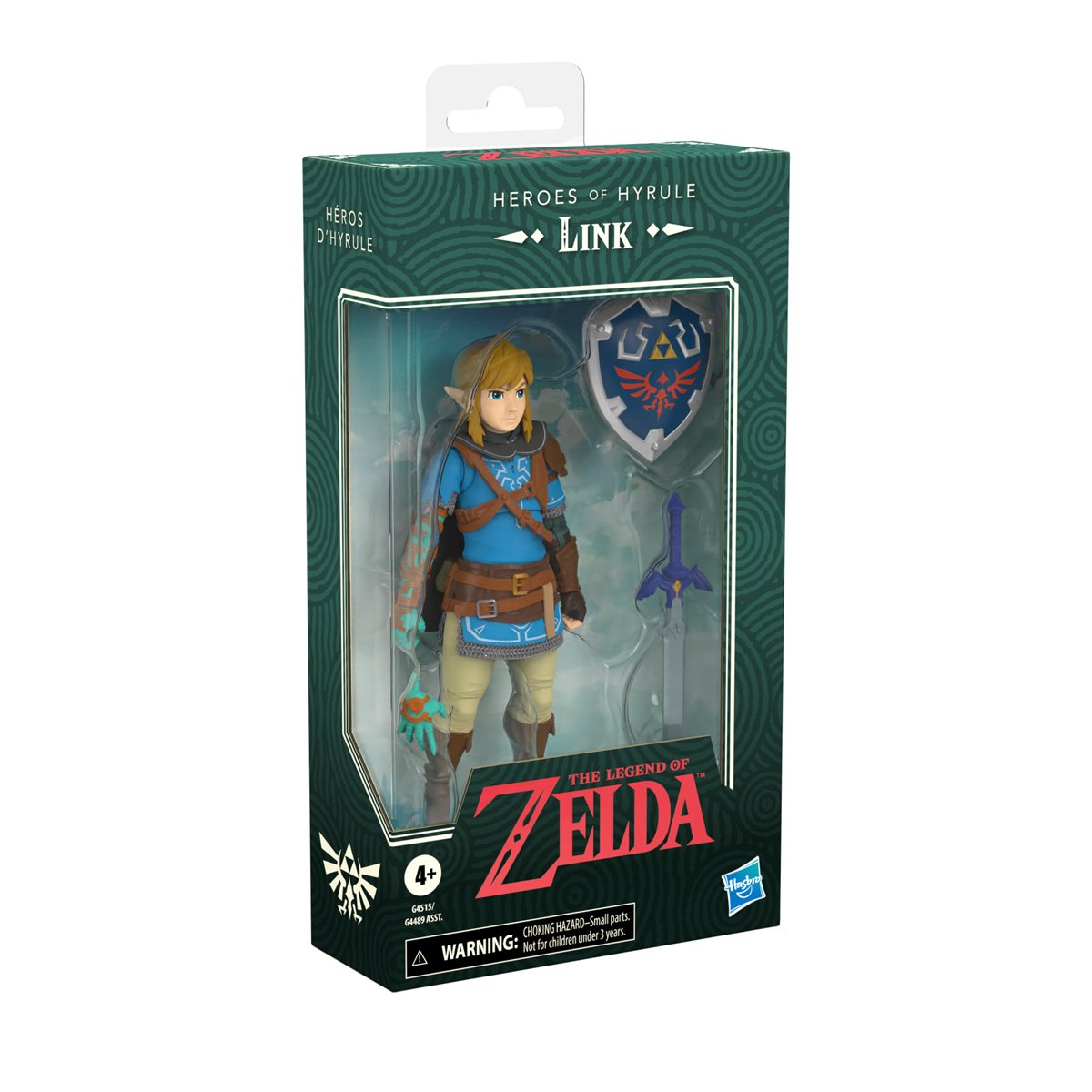 The Legend of Zelda: Tears of the Kingdom Heroes of Hyrule Link 6 Inch Action Figure by Hasbro