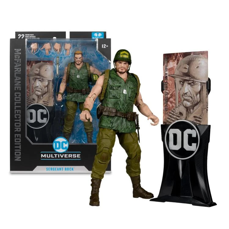 McFarlane Collector Edition Sergeant Rock (DC Classic Figure) | 1 Per Customer