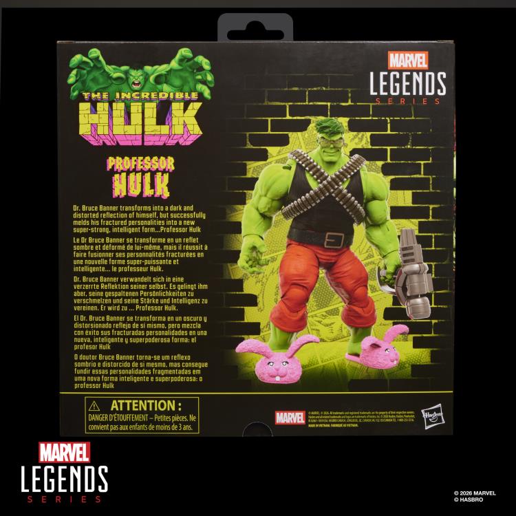 The Incredible Hulk Marvel Legends Professor Hulk Deluxe Action Figure