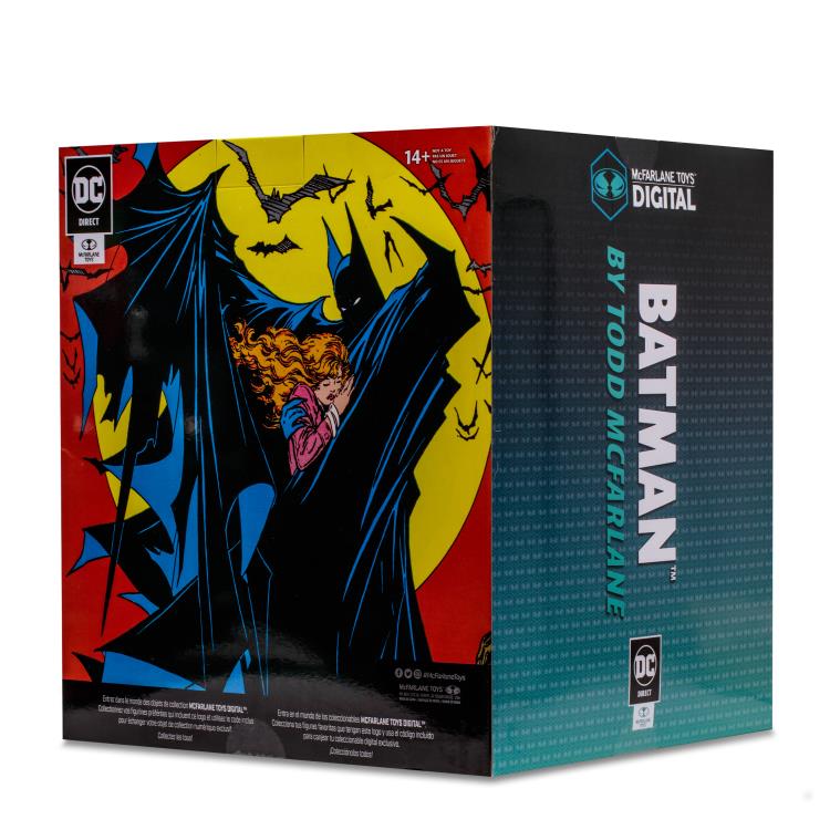 Estatua a escala 1:8 de Batman de Todd McFarlane con colección digital de juguetes de McFarlane