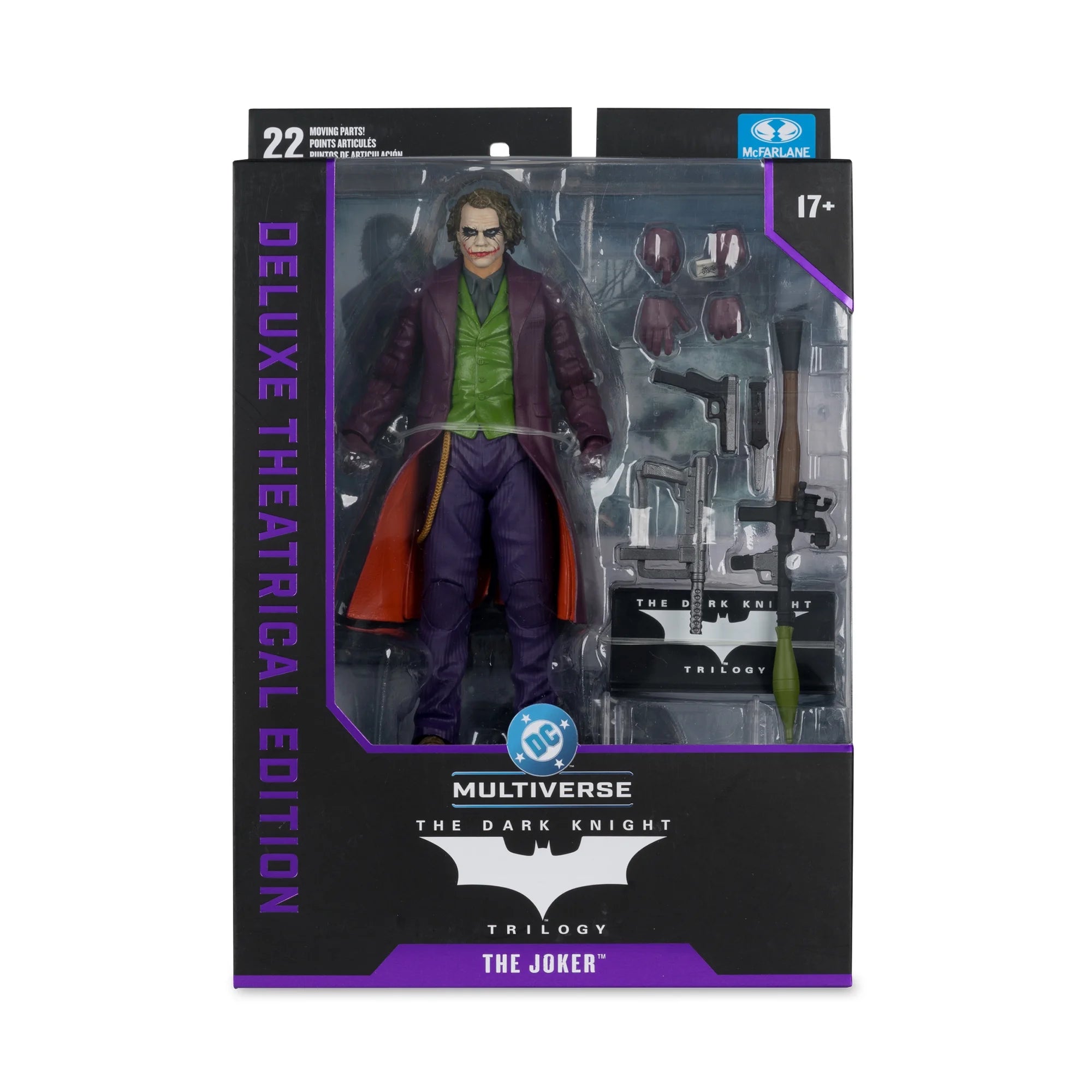 McFarlane DC Multiverse The Joker The Dark Knight Trilogy 7 Inch Action Figure