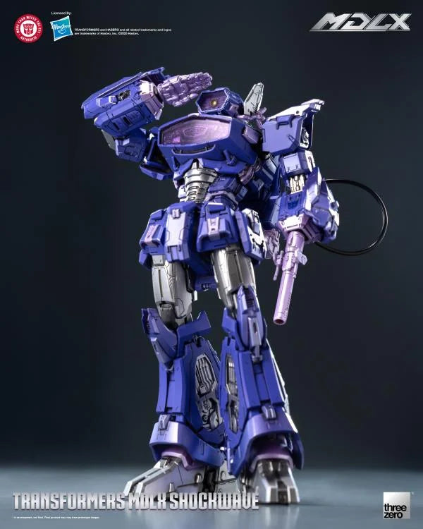 threezero MDLX Shockwave Transformers Decepticon Figure