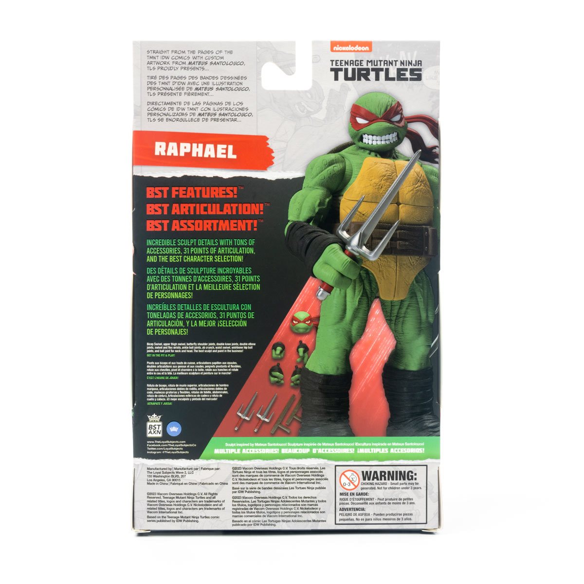 Teenage Mutant Ninja Turtles BST AXN Comic Heroes Donatello