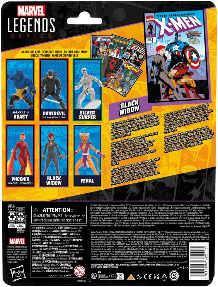 Black Widow Marvel Legends Series Black Widow 6-Inch Action Figure