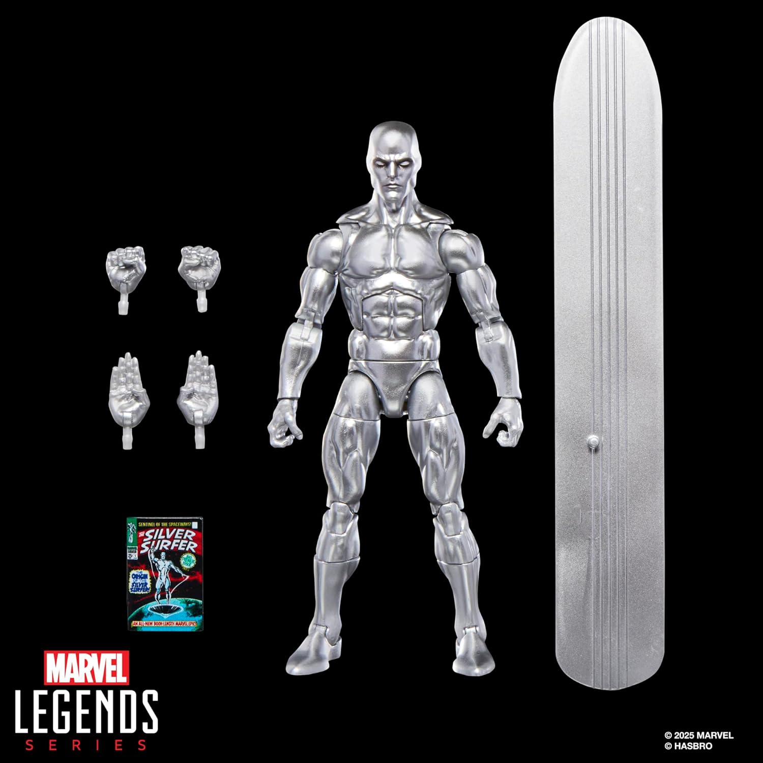 Fantastic Four Marvel Legends Series Silver Surfer 6-Inch Action Figure