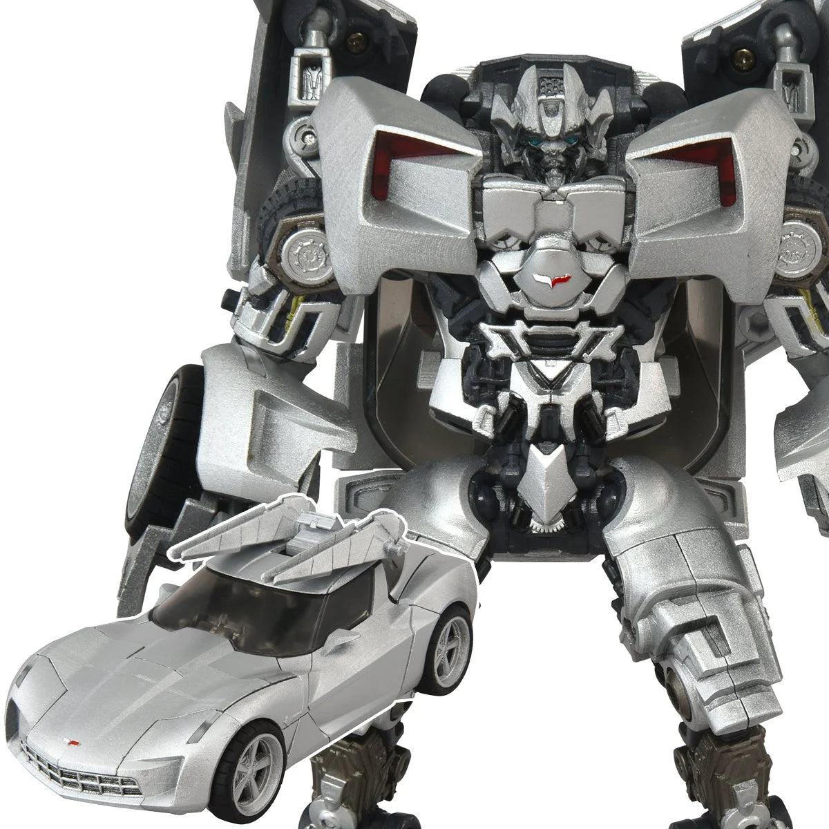 Transformers Masterpiece Movie Series Next MPMN-01 Silver Sideswipe Action Figure