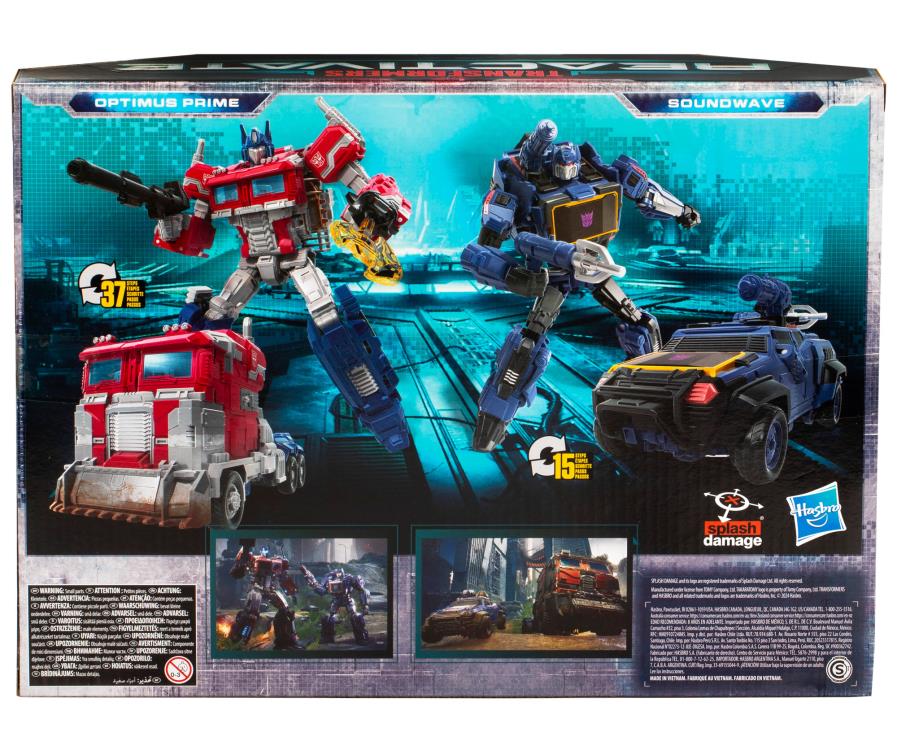 Transformers: Reactivate Soundwave vs. Optimus Prime Two-Pack