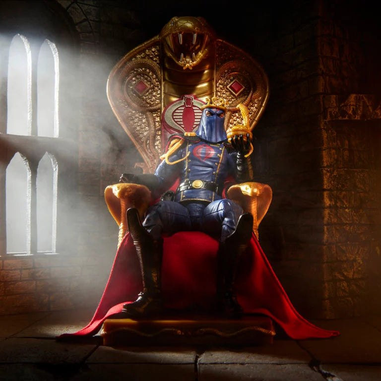 Hasbro G.I. Joe Classified Series Cobra Commander (Dress Uniform) Action Figure with Throne