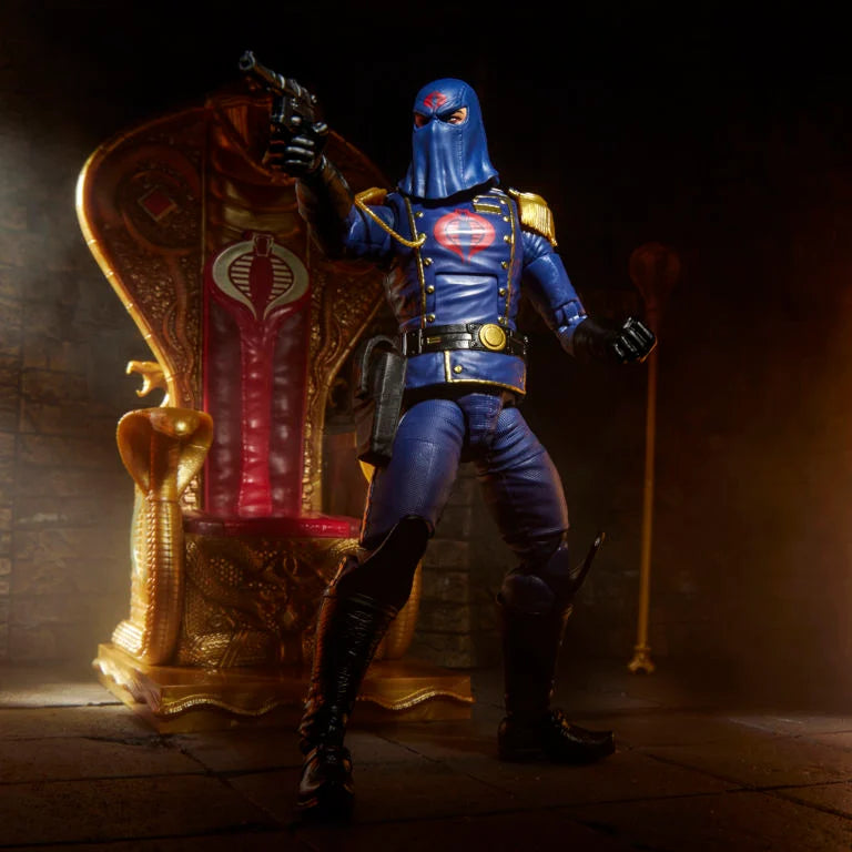 Hasbro G.I. Joe Classified Series Cobra Commander (Dress Uniform) Action Figure with Throne