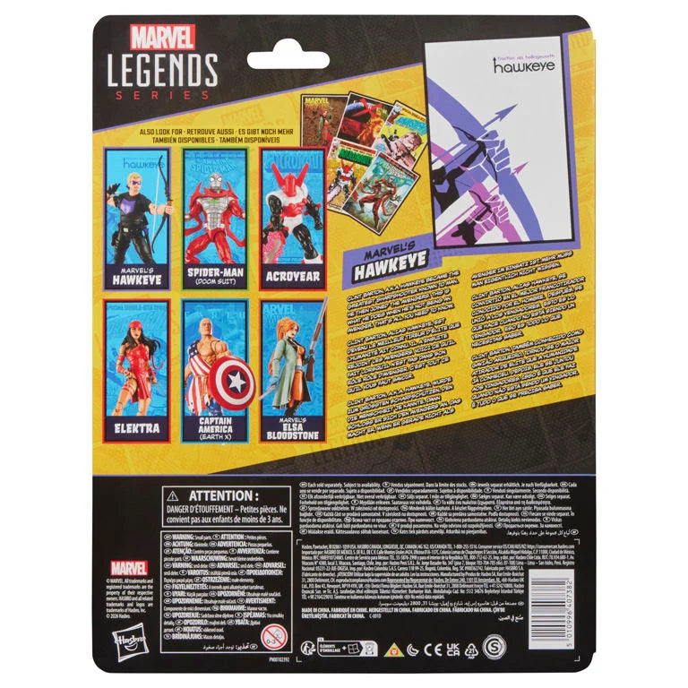 Marvel Legends Hawkeye #3 (2012) Hawkeye Action Figure & Comic Accessory