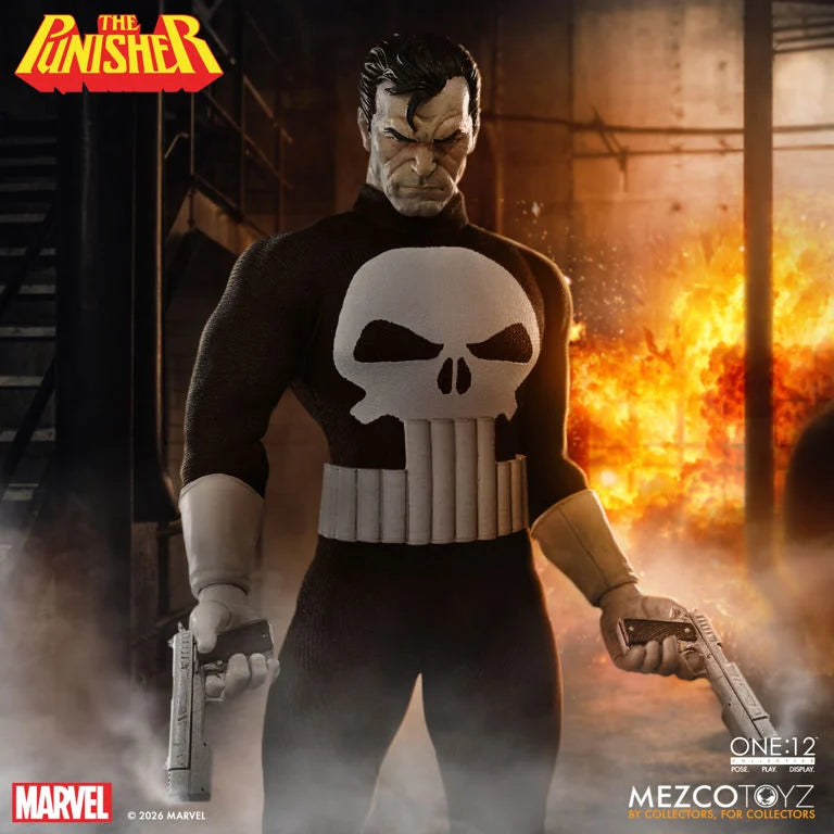 Mezco One 12 Collective The Punisher Action Figure Marvel Comics Collectible