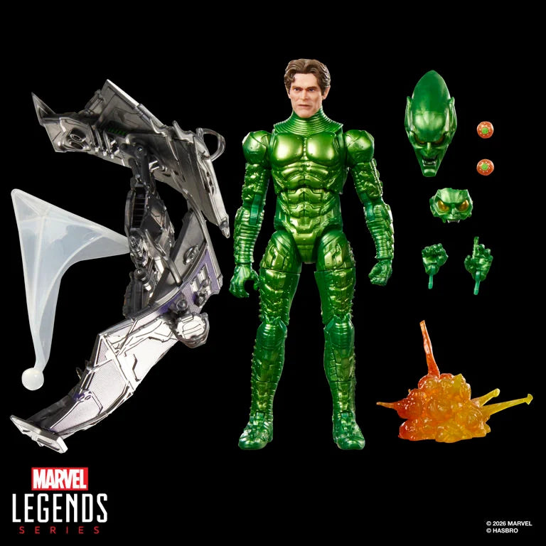 Hasbro Marvel Legends Spider-Man: No Way Home Green Goblin Action Figure and Glider Set