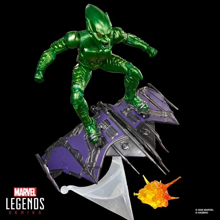 Hasbro Marvel Legends Spider-Man: No Way Home Green Goblin Action Figure and Glider Set