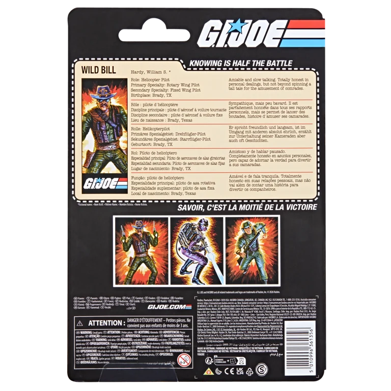 Hasbro G.I. Joe Classified Series Retro Collection William "Wild Bill" Hardy Action Figure