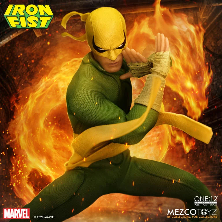 Mezco One:12 Collective Marvel Iron Fist Action Figure