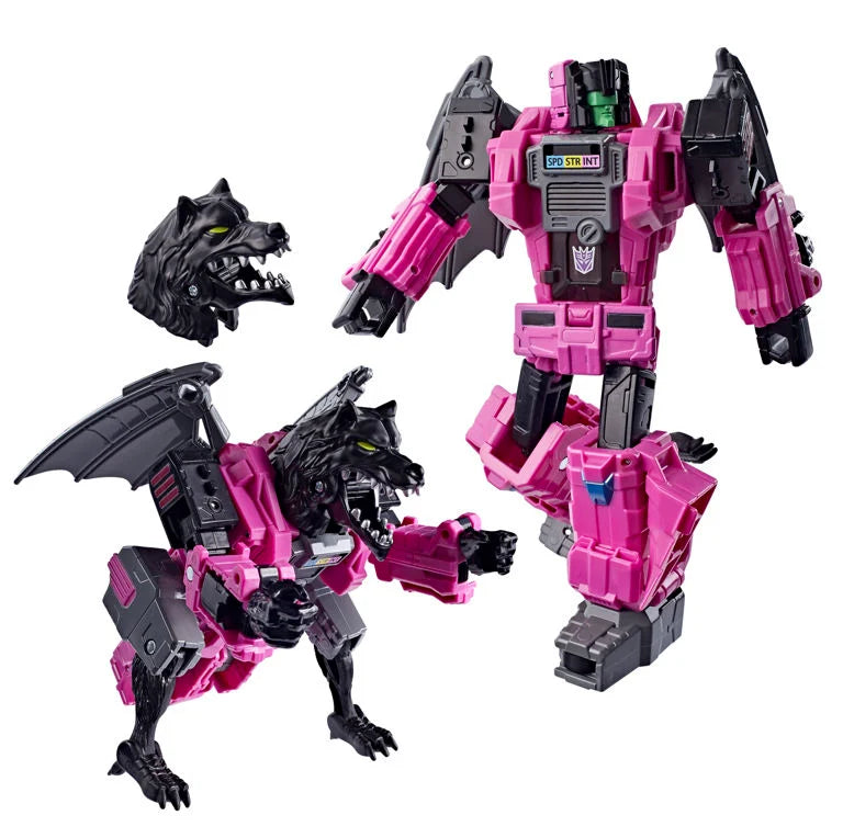 Hasbro Transformers Age of the Primes Deluxe Class Fangry with Brisko Headmaster 5.25-Inch Action Figure