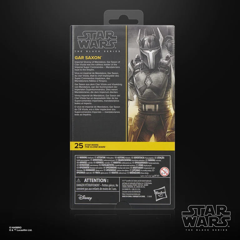 Star Wars: The Black Series Gar Saxon 6-Inch Action Figure by Hasbro