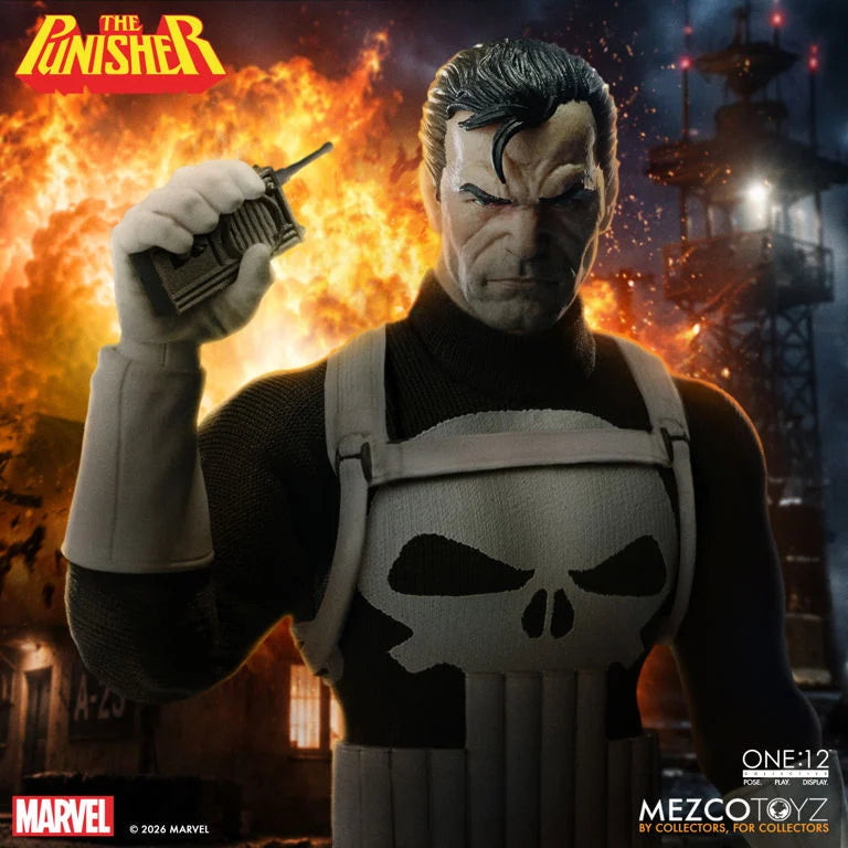 Mezco One 12 Collective The Punisher Action Figure Marvel Comics Collectible