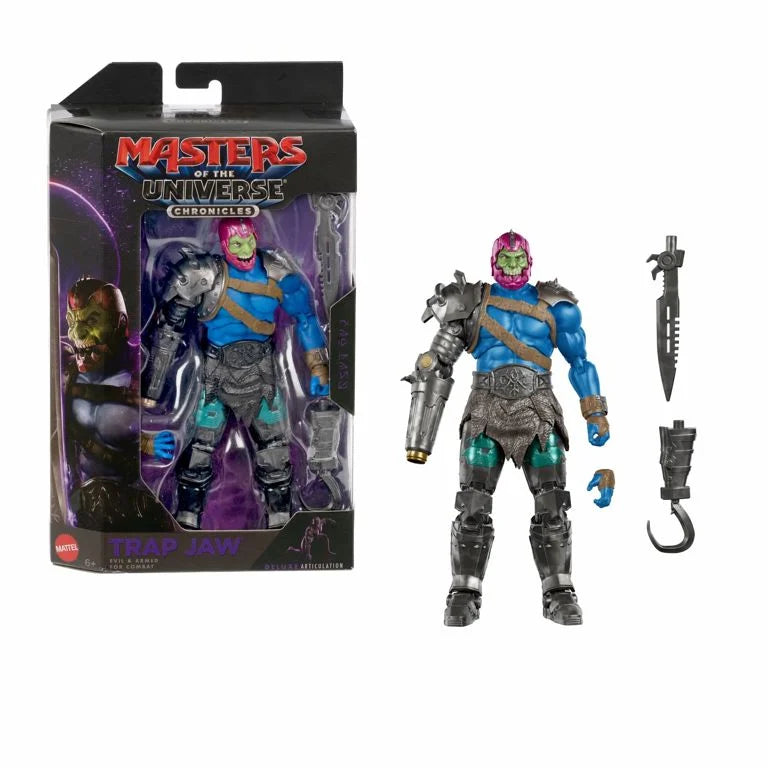 Mattel Masters of the Universe Chronicles Trap Jaw 6.5 Inch Action Figure