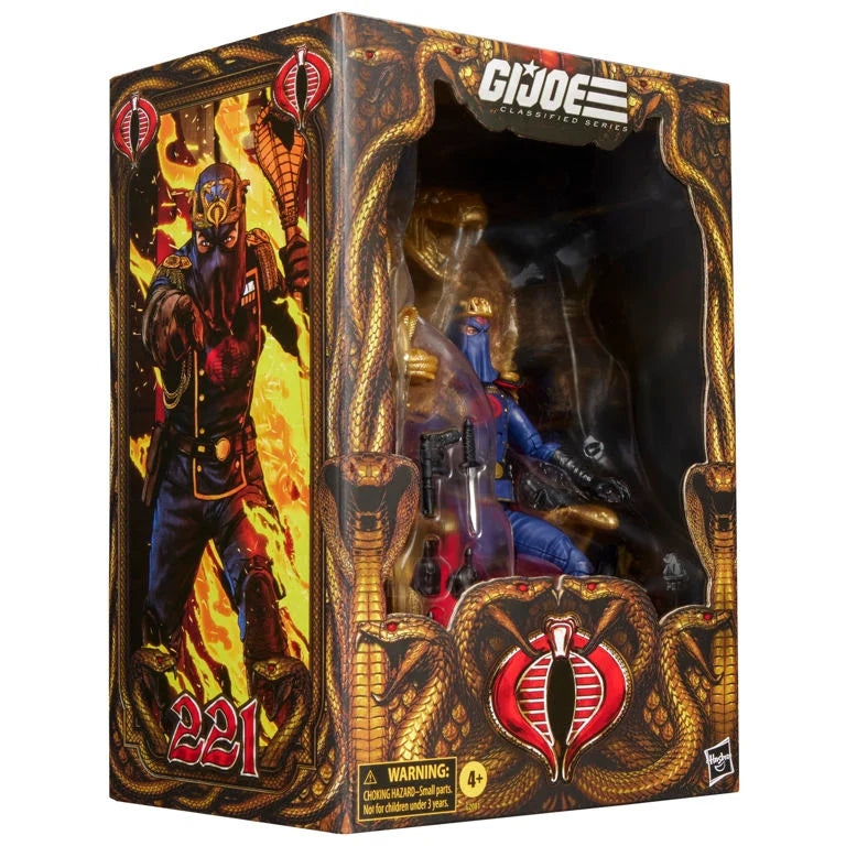 Hasbro G.I. Joe Classified Series Cobra Commander (Dress Uniform) Action Figure with Throne