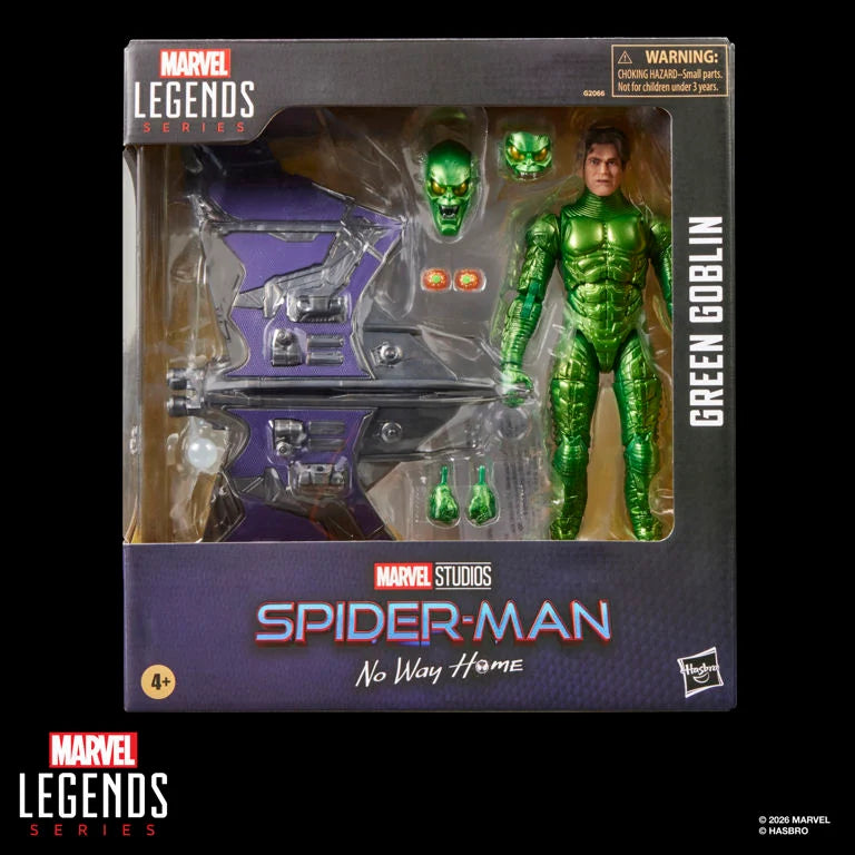 Hasbro Marvel Legends Spider-Man: No Way Home Green Goblin Action Figure and Glider Set