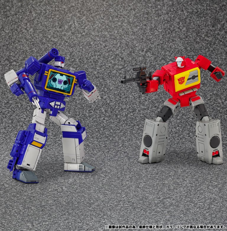 Transformers Masterpiece MPG-25 Broadcast and Steeljaw Action Figure Set by Takara Tomy