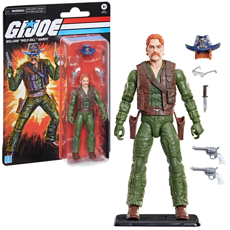 Hasbro G.I. Joe Classified Series Retro Collection William "Wild Bill" Hardy Action Figure