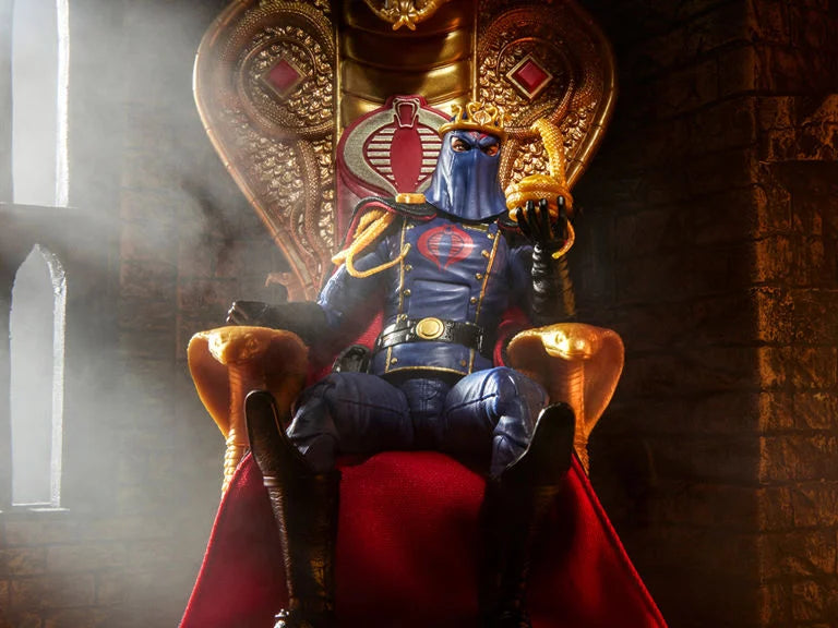 Hasbro G.I. Joe Classified Series Cobra Commander (Dress Uniform) Action Figure with Throne