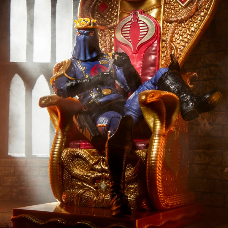 Hasbro G.I. Joe Classified Series Cobra Commander (Dress Uniform) Action Figure with Throne