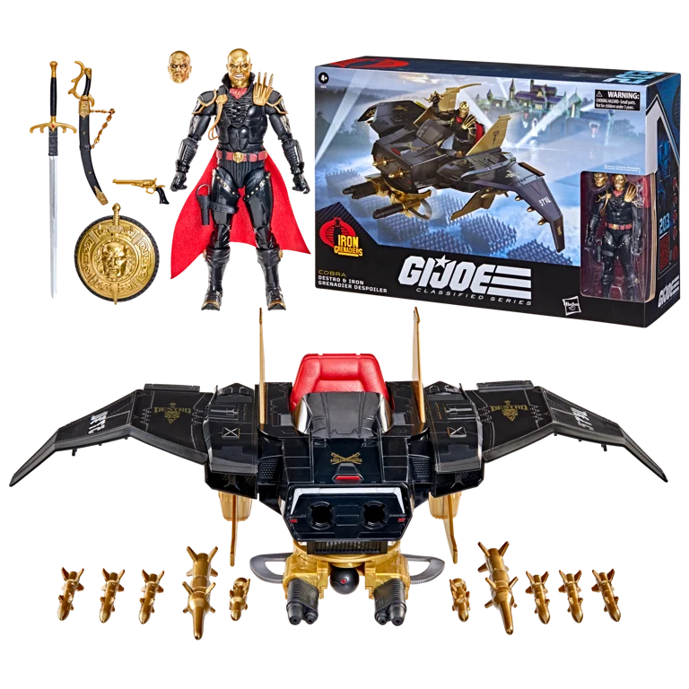 Hasbro G.I. Joe Classified Series Destro & Iron Grenadier Despoiler Vehicle Set