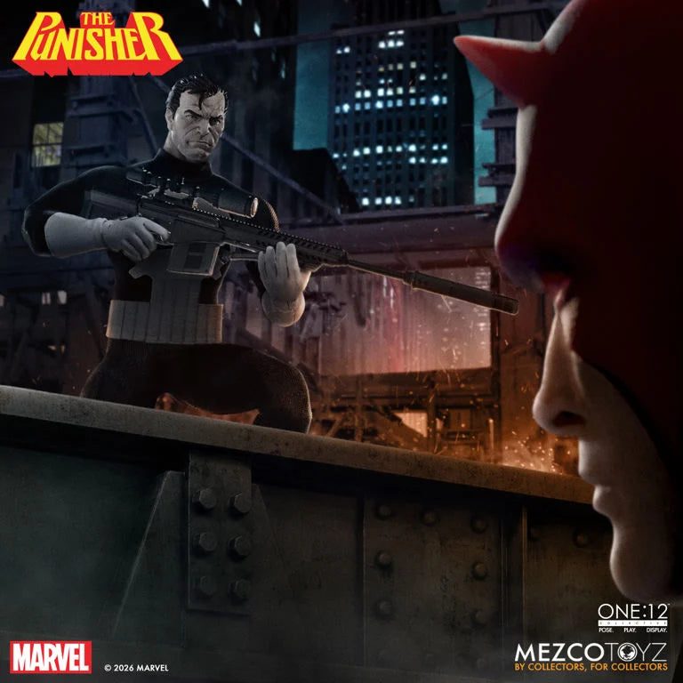 Mezco One 12 Collective The Punisher Action Figure Marvel Comics Collectible