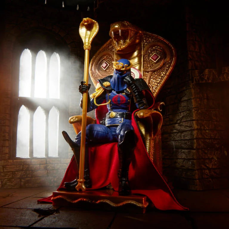 Hasbro G.I. Joe Classified Series Cobra Commander (Dress Uniform) Action Figure with Throne