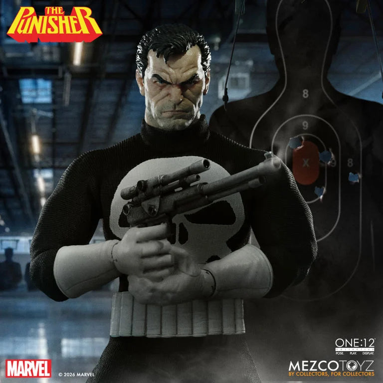 Mezco One 12 Collective The Punisher Action Figure Marvel Comics Collectible