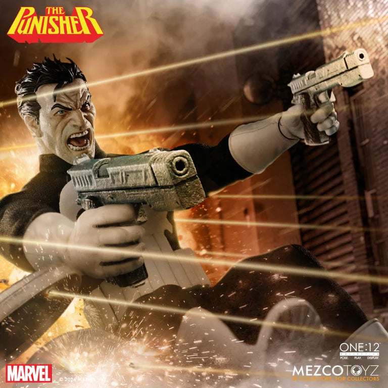 Mezco One 12 Collective The Punisher Action Figure Marvel Comics Collectible